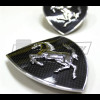 2016-2017 Ferrari 488 GTB / Spider Fender Shield Scudetto Set (Carbon Fiber)